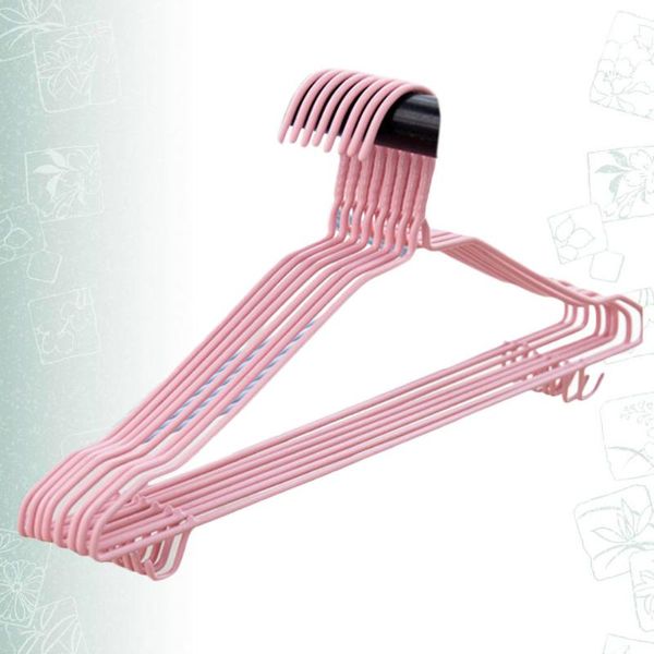 

hangers & racks 10pcs wet dry dual use hanger laundry rack portable drying household coat for home wardrobe daily (random color)