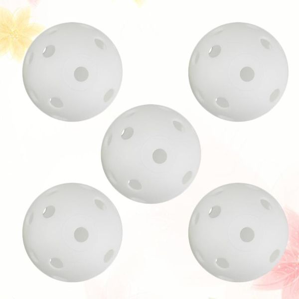 

golf balls 20 pcs air flow hollow training for indoor outdoor practice (white)