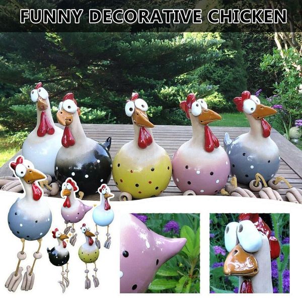

garden decorations yard decoration decor chicken plug hen rooster hens bird edge seater indoor outdoor animal decoration#g30