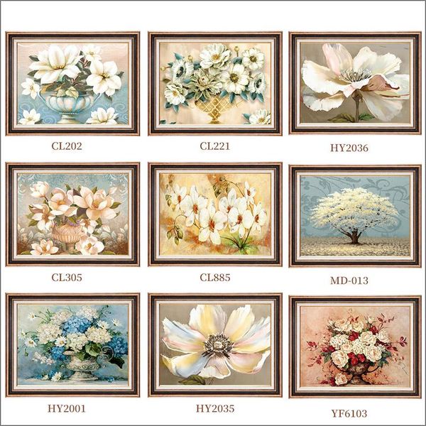 

paintings european style flower canvas painting, still life poster, waterproof printing, corridor mural no frame