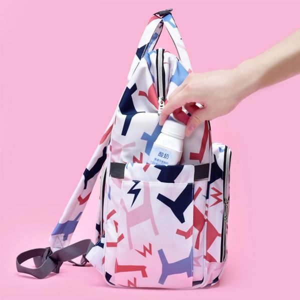

backpack multifunction waterproof mother-baby handbag fashion travel nappy bags