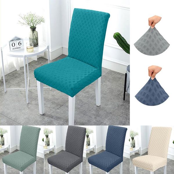 

chair covers large elastic jacquard solid color cover multiple sliding home restaurant seat banquet el