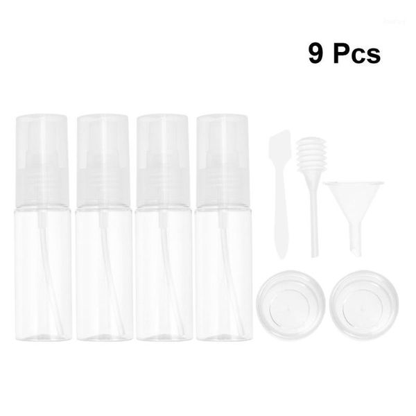 

storage bottles & jars 10pcs/1set travel containers portable lotion dispenser squeezing pump empty clear case for home trip
