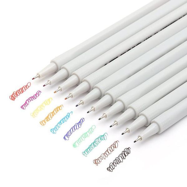 

26 colors fineliner pens 0.4mm ultra fine tip colored pen watercolor based micron ink marker pen set perfect for sketch jllhje