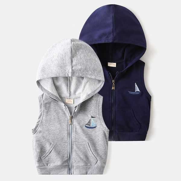 

waistcoat children clothes baby boys coat hooded vest sleeveless sweater zipper cardigan spring and autumn korean fashion kids clothing, Camo