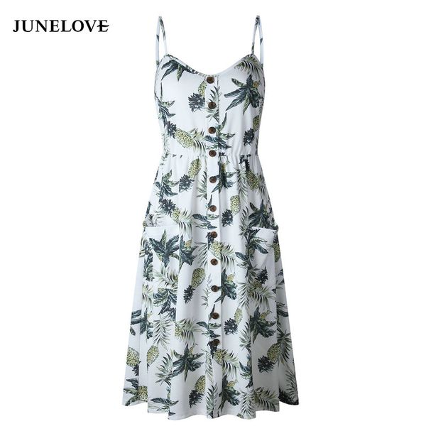 

summer women dress vintage bohemian floral tunic beach dress sundress pocket red white vestidos striped female holiday, Black;gray