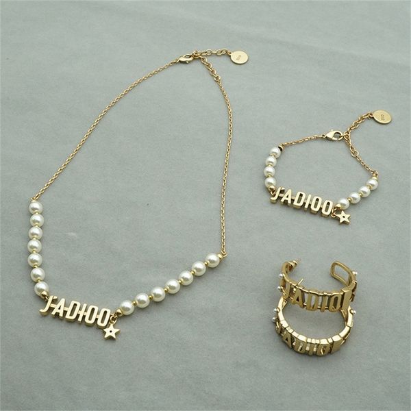 

new star pearl necklace women's red live clavicle chain jewelry, Silver