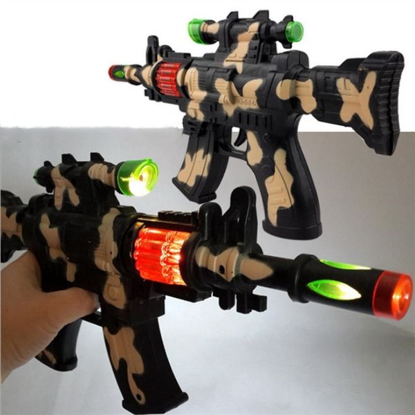 

camouflage simulation electric sound submachine gun luminous toy