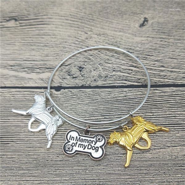 

trendy japanese akita bangles cute dog bracelets fashion animal pet jewellery1, Black