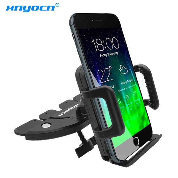 Universal Car CD Slot Mount Holder Stand Cradle Celular Móvel iphone6S 7 LG G5 Samsung Galaxy S7