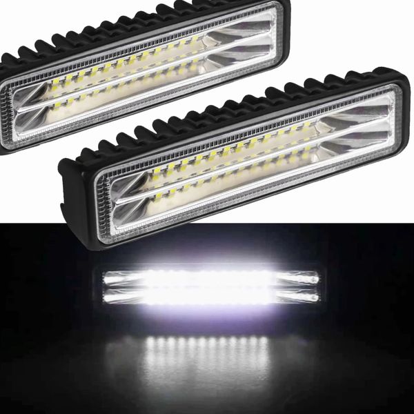 Carro Luz LED Spotlight Work Light Bar Montagem LED nevoeiro 4x4 48W Beam mancha para caminhões atv suv drl