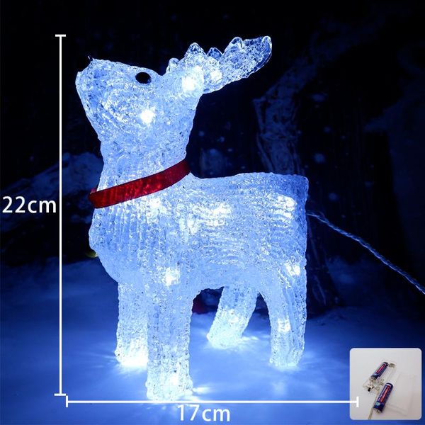 

strings 3d acrylic led deer santa claus light night lamp holiday lighting christmas ornament party home room outdoor decoration gift