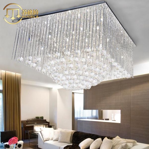 Tavan ışıkları yarı dairesel top modern minimalist kristal LED lamba oturma odası salonu yemek yatak odası