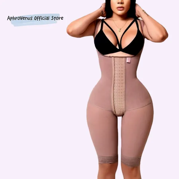 Женские формирователи Fajas Colombianas Post Women Open Bust Corset BuLifter Shapewear Tummy Control Waist Trainer Моделирующий ремешок Боди