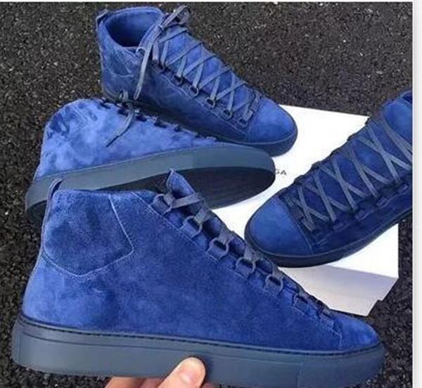 

men dress designer shoes women fashion socks arena lace up boots sneaker outdoors race runner genuine leather big size 35-47, Black