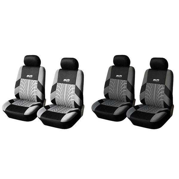 

4 pcs car seat cover seat protection with letter embroidery front