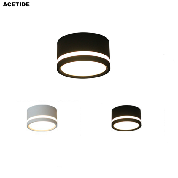 

downlights acetide surface mounted led downlight 5w7w9w12w15wside guide light lamp for ceiling spot 220v fixtures lighting