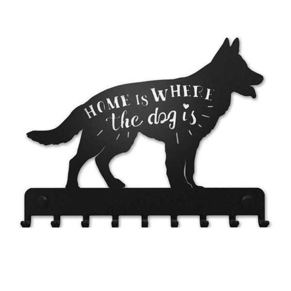 

hooks & rails dog decorative key holder 9 wall organizer vintage hanger rack decor