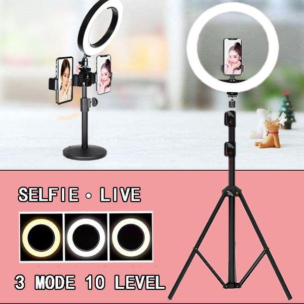 

selfie ring light aro usb led ring lamp with high tripod mobile circular ringlight rim hoop rigth ligth for mobil makeup phone