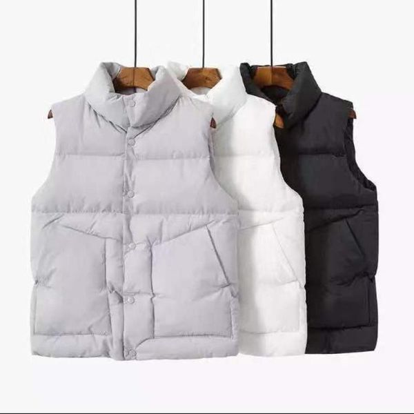 

women's vests 2021 jacket vest loose cotton short autumn winter woman, Black;white