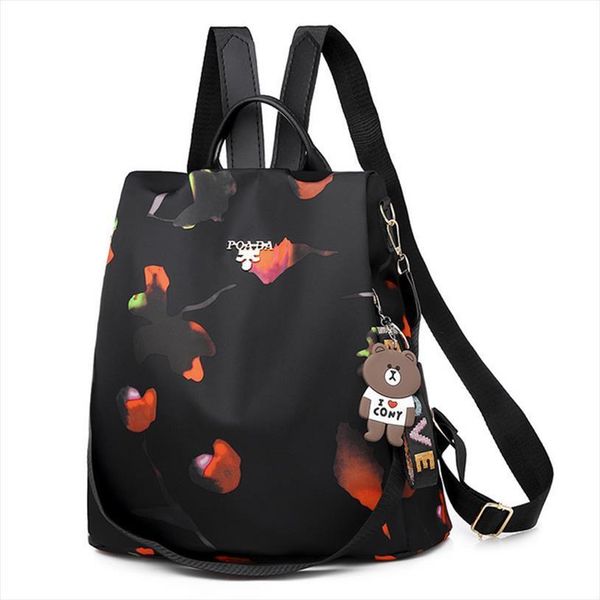 

women backpacks vintage korea brand design bag travel anti theft backpack nylon small rucksack zzl188