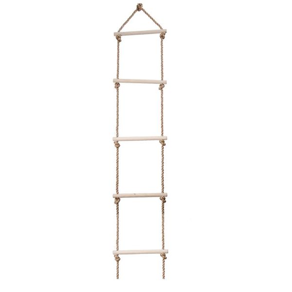 

outdoor games & activities kids indoor playhouse 6 rungs rope swing safe climbing ladder fitness toy garden backyard play fun tree house