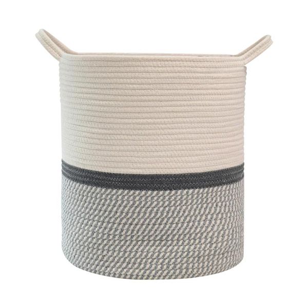 

storage baskets large capacity multifunction sundries home clothes organizer toys holder portable basket kitchen with handle cotton rope