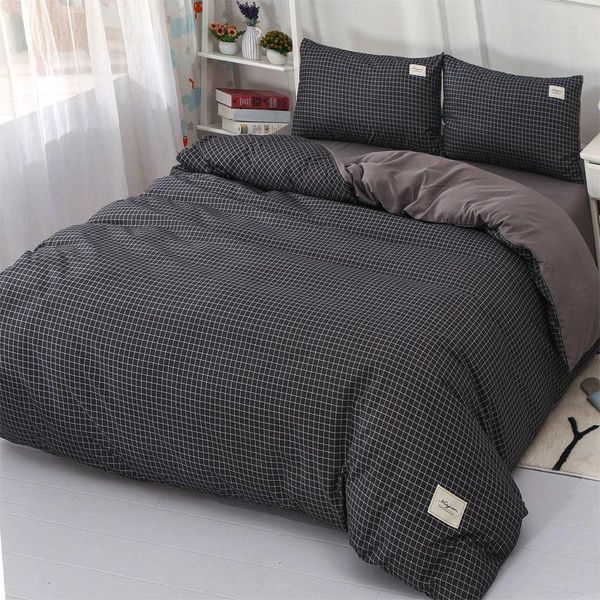 

1.5/1.8/2.0 m family l simple wind bed four piece single double quilt cover quilt cover suit bedding set