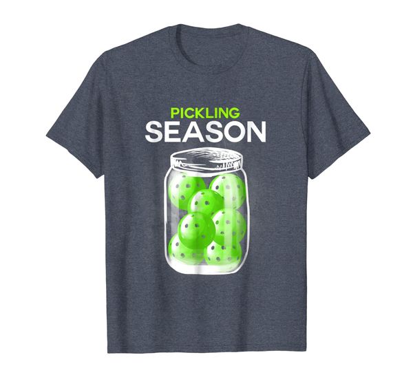 

pickling season funny pickleball tournament game t shirt, White;black