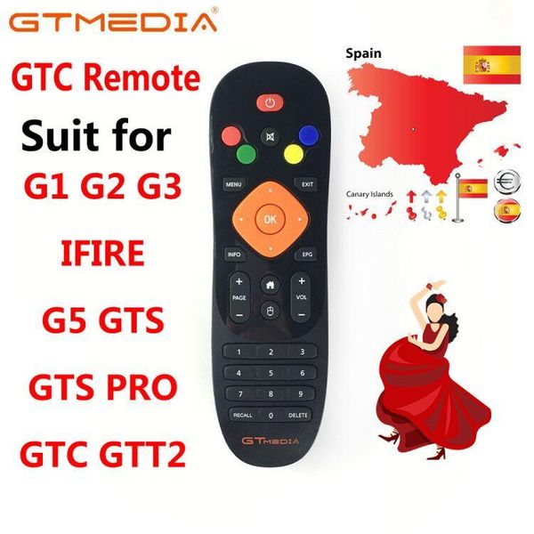 

[genuine]hd satellite tv receiver remote control for gtmedia gtc g1 g5 android tv box at with dvb-t2/s2 /c and isdb-t combo