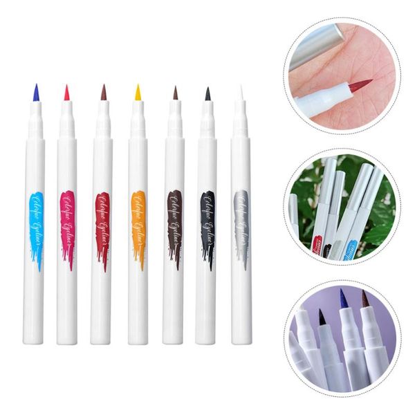 

false eyelashes 7 colors matte eyeliner set colorful pencil waterproof pen