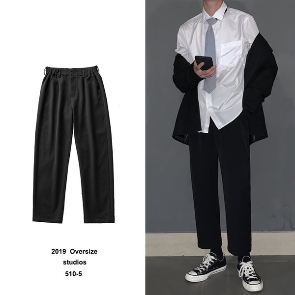 

2021 new men's western-style casual male business cotton formal trousers leisure suit pants big size m-5xl 7v78, Black