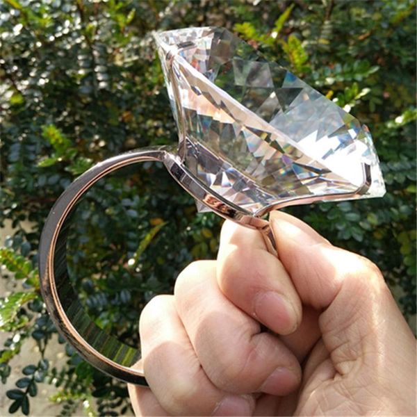 

party favor creative crystal big diamond wedding gift proposal prop valentine's day confession to give girlfriend birthday gift