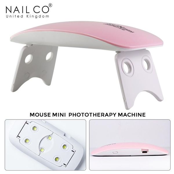 

nail dryers nailco uv/led 6w dryer professional mini lamp for manicure diy electric machine portable with usb line