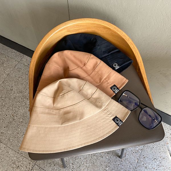 

spring children's korean versatile fisherman's hat women's fashion brand show face, Blue;gray