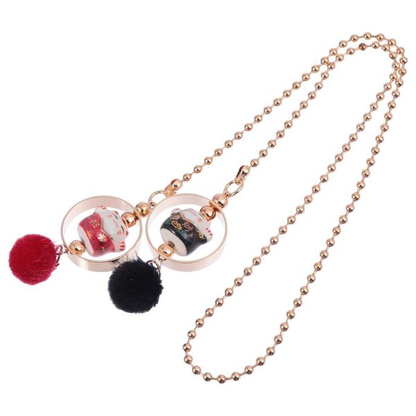 

interior decorations japanese style fortune cat car charm creative hanging pendant