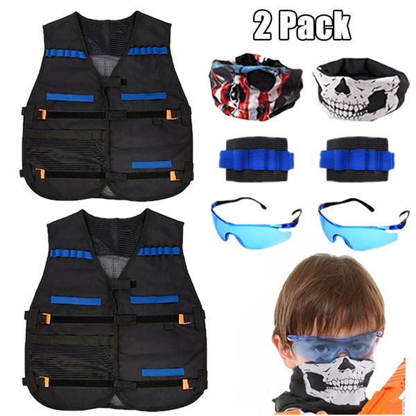

Black Tactical Gun Accessories Vest Ammunition Rack Elite Pistol Bullet Toy Clip Toy