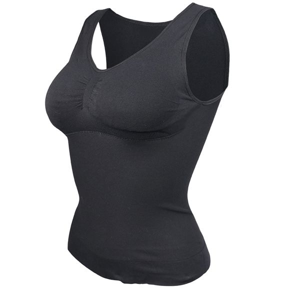 Mulheres Slim Up Lift Shaper Tops Corpo Em forma de Camisole Corset Cintura emagrecimento Shapers Super Fino Tanque Sem Emenda 211218