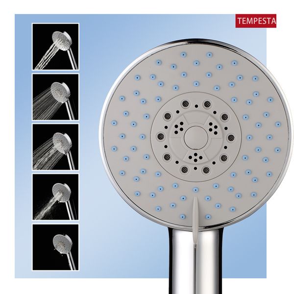 

bathroom five function large panel hand-held shower head multifunctional massage spray