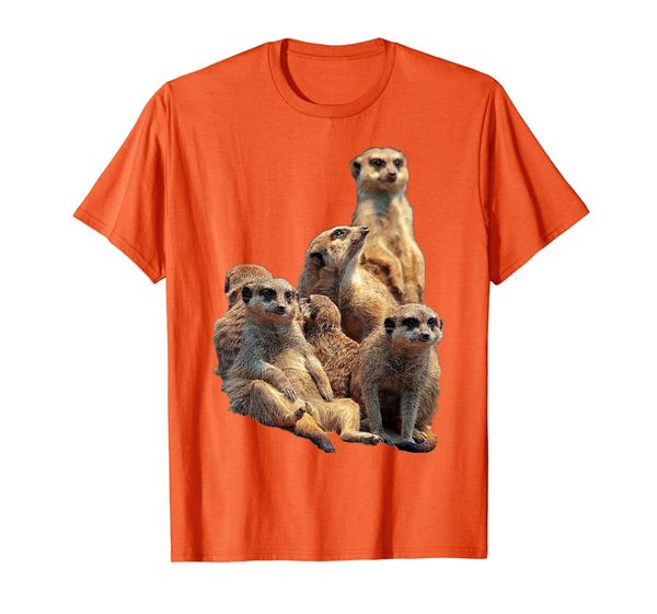 

LetterTrunk Meerkat Family in the Kalahari Desert T-Shirt, Mainly pictures