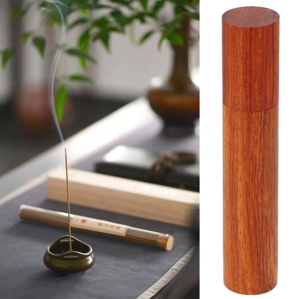

fragrance lamps 2pcs decorative incense holder portable tube home brown