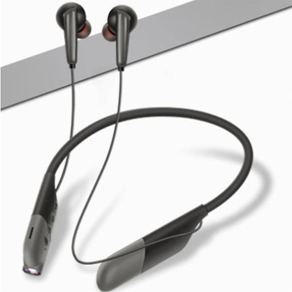 Nova chegada akz-r11 fones de ouvido com lanterna impermeável esportes headset sem fio fone de ouvido magnético fone de ouvido dhl a22