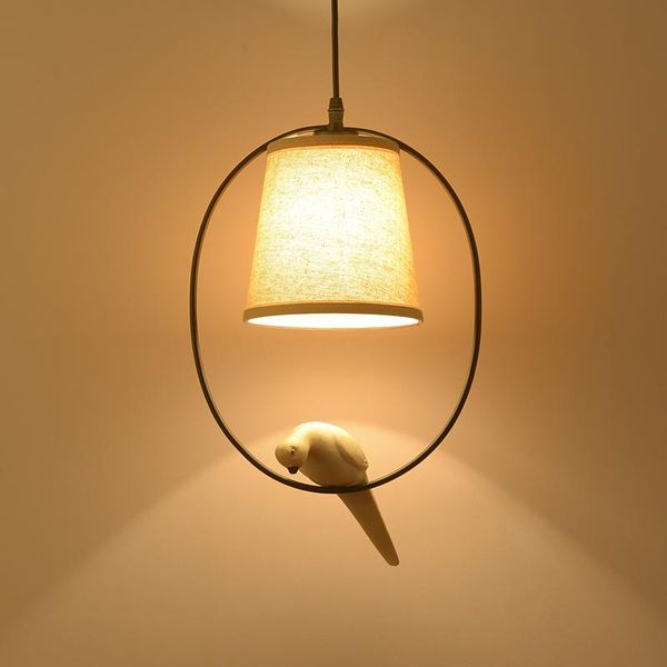 

pendant lamps american country bird chandeliers creative bedroom dining bar bedside corridor aisle