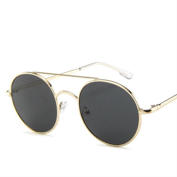 

sunglasses 2021 fashion metal round women vintage sun glasses for female/driving luxury ladies womens, White;black