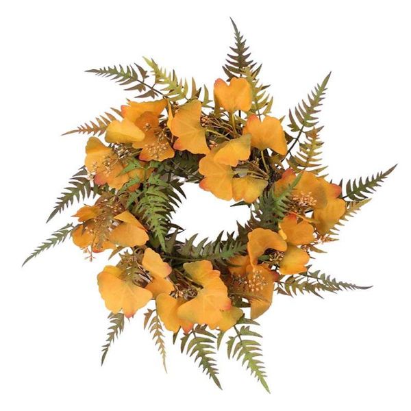 

decorative flowers & wreaths 40cm artifical eucalyptus wreath simulate bodhi fruit garland for wedding party window door decor