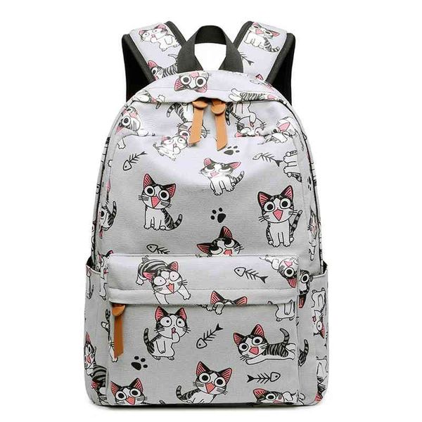 

schoolbag for primary middle school students female new children's backpack cartoon cute cat unicorn load reducing and spine protecting