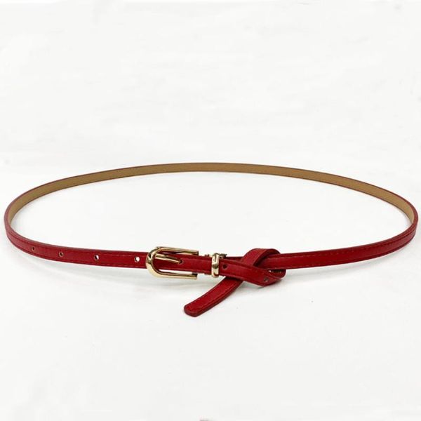 

belts shuchan korean version of women's thin belt pin buckle pu small decoration dress can cut length fashion, Black;brown