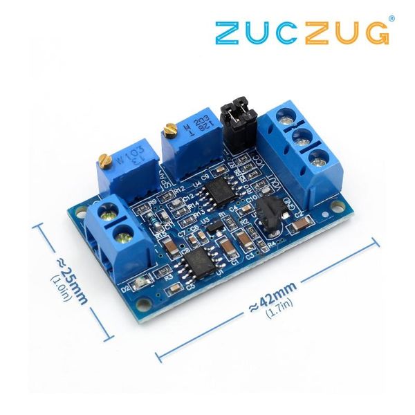 

integrated circuits youe shone 4-20ma to 0-3.3v/5v/10v current voltage converter signal conversion module i/v transmitter