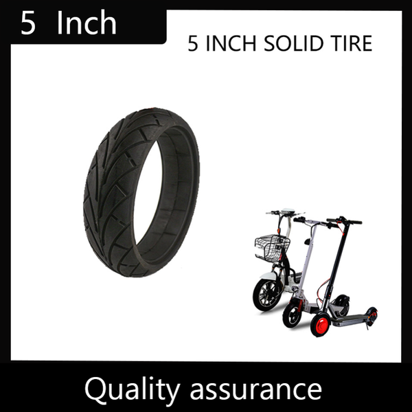 

motorcycle wheels & tires 5 inch solid tire pneumatic wheel explosion proof tyre for go kart electric vehicle mini scooter