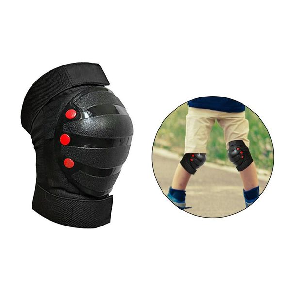 

elbow & knee pads 6 pcs adjustable protective gear set palm outdoor sports guards for skateboarding cycling skate #33, Black;gray